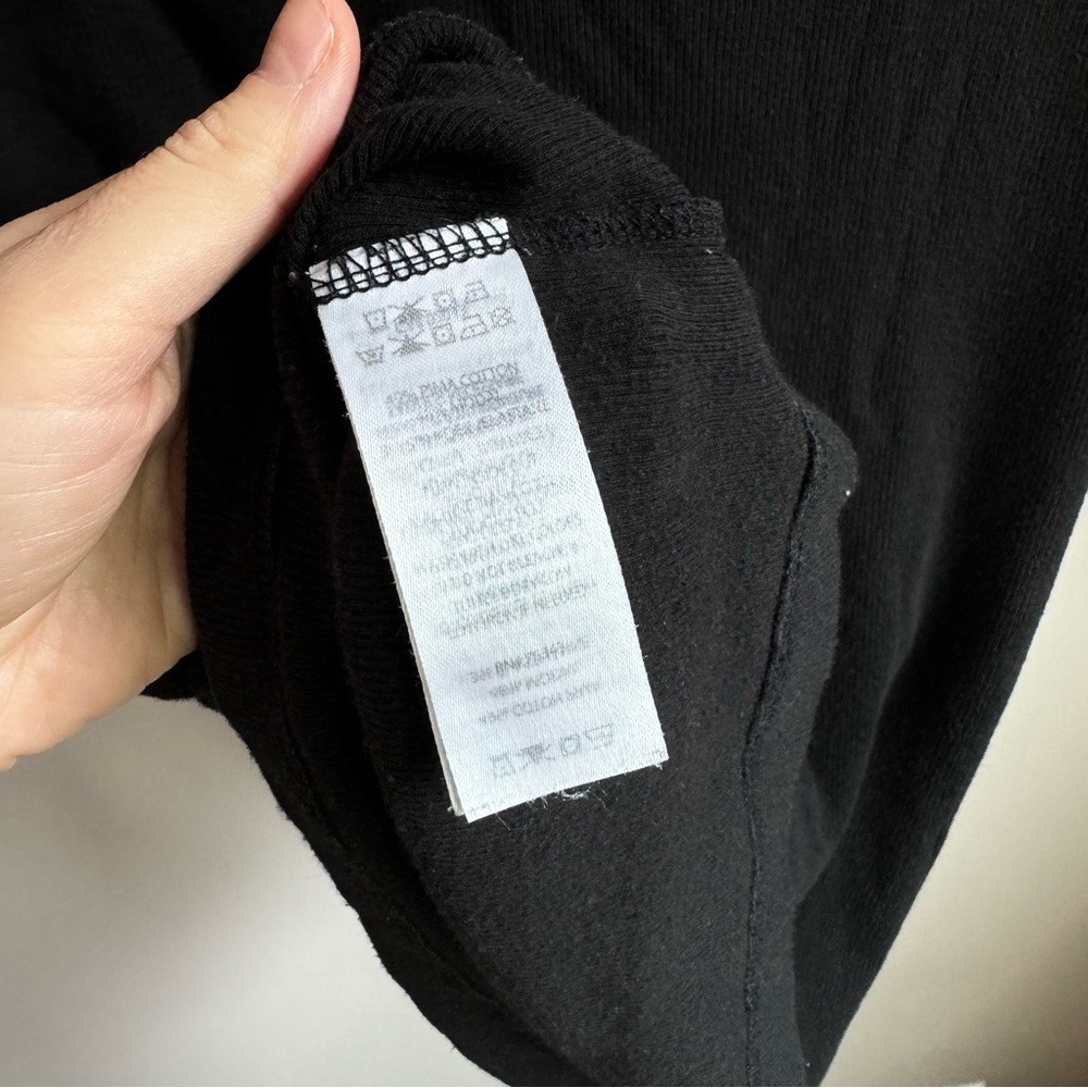 Basic Black Ribbed Tank - Picture 5 of 5